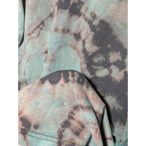 JARS Green Black Tie Dye Logo Tee Large Streetwear Hippie Trippy Psychedelic - Picture 3 of 7
